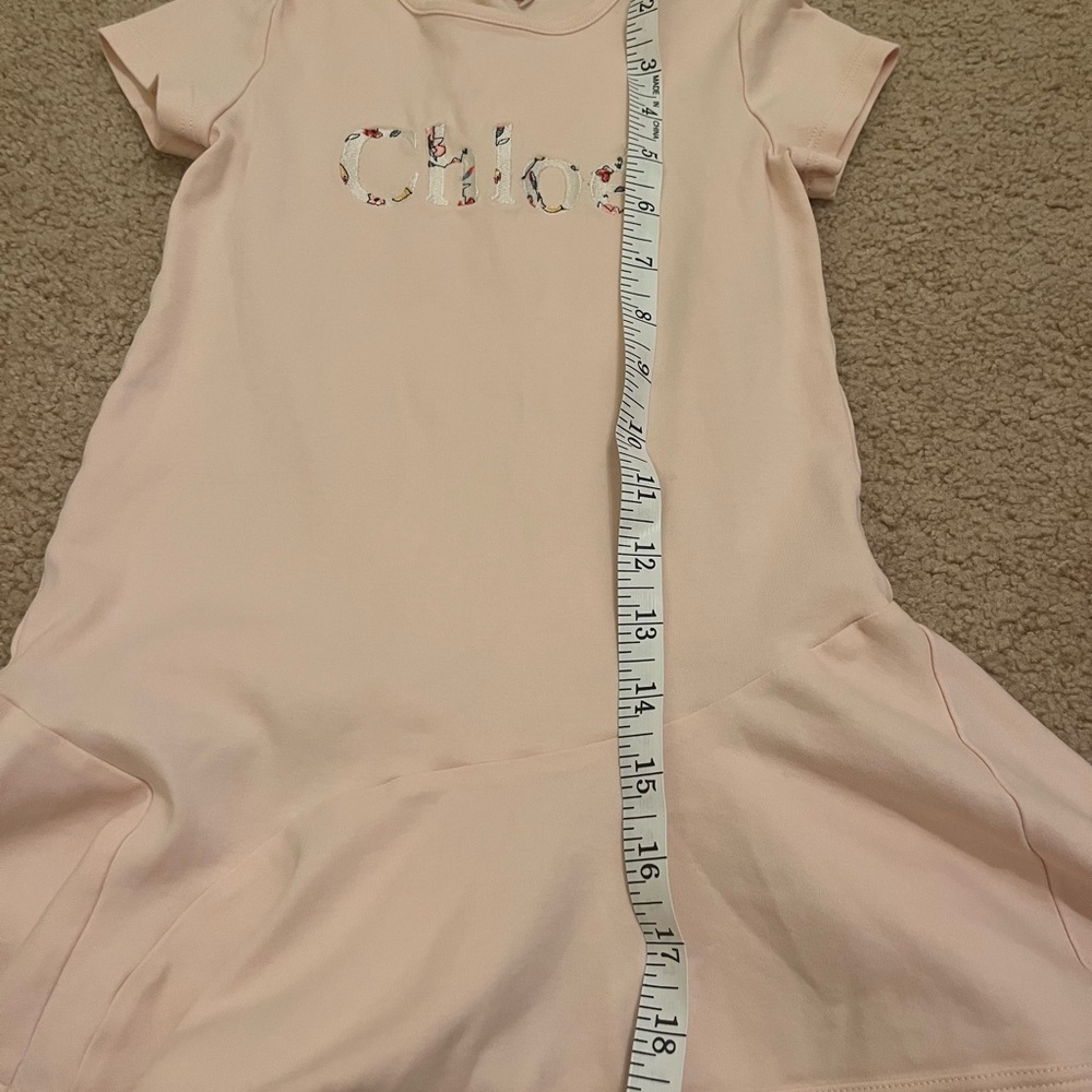 Chloé Pink Ruffle Dress - Picture 8 of 8